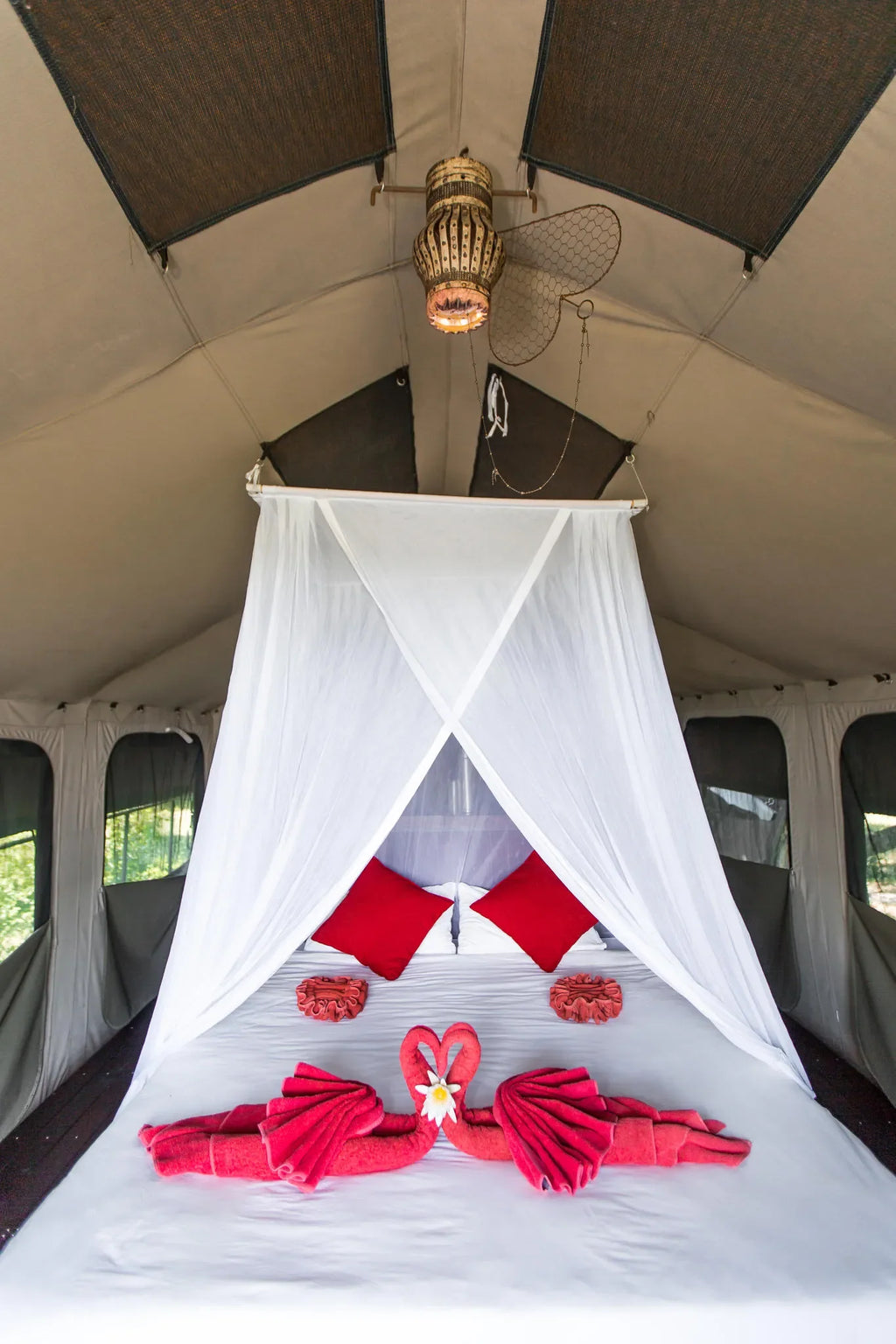 Chalet at Nkasa Lupala Tented Lodge, Nkasa Rupara National Park, Namibia.