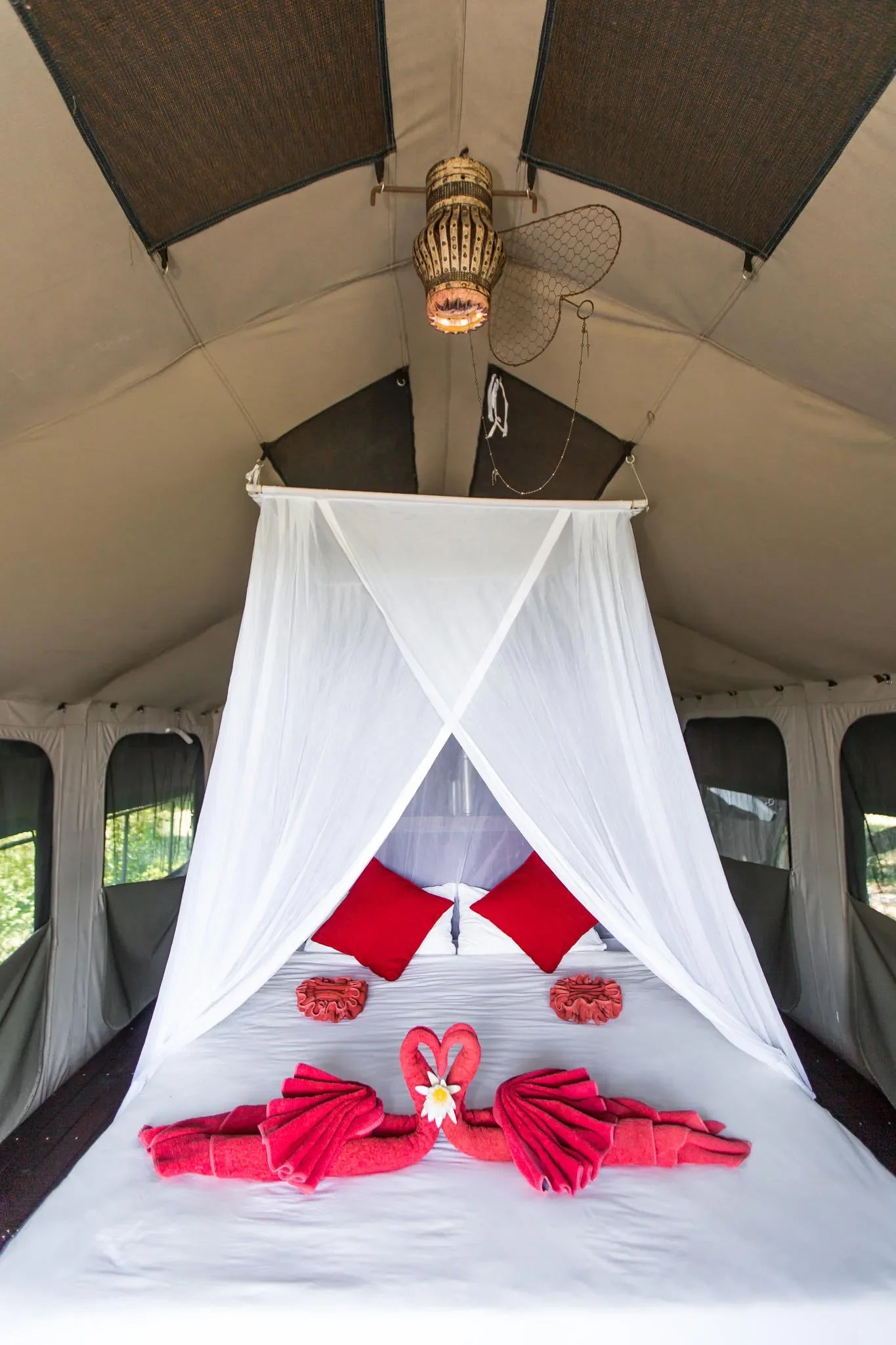 Chalet at Nkasa Lupala Tented Lodge, Nkasa Rupara National Park, Namibia.