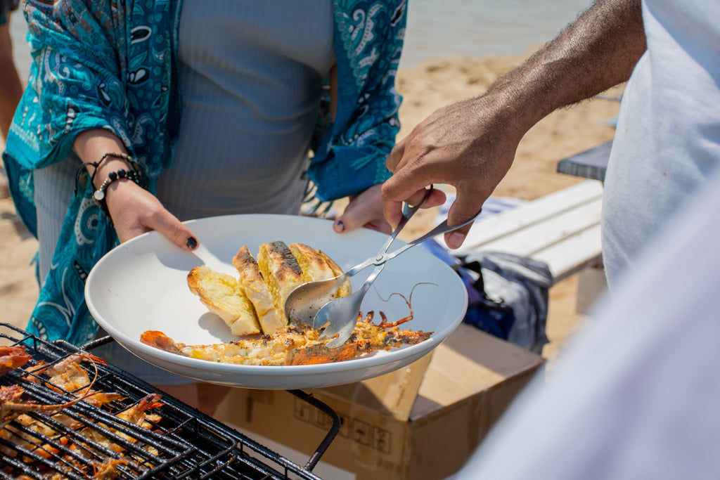 Prawns on the Beach