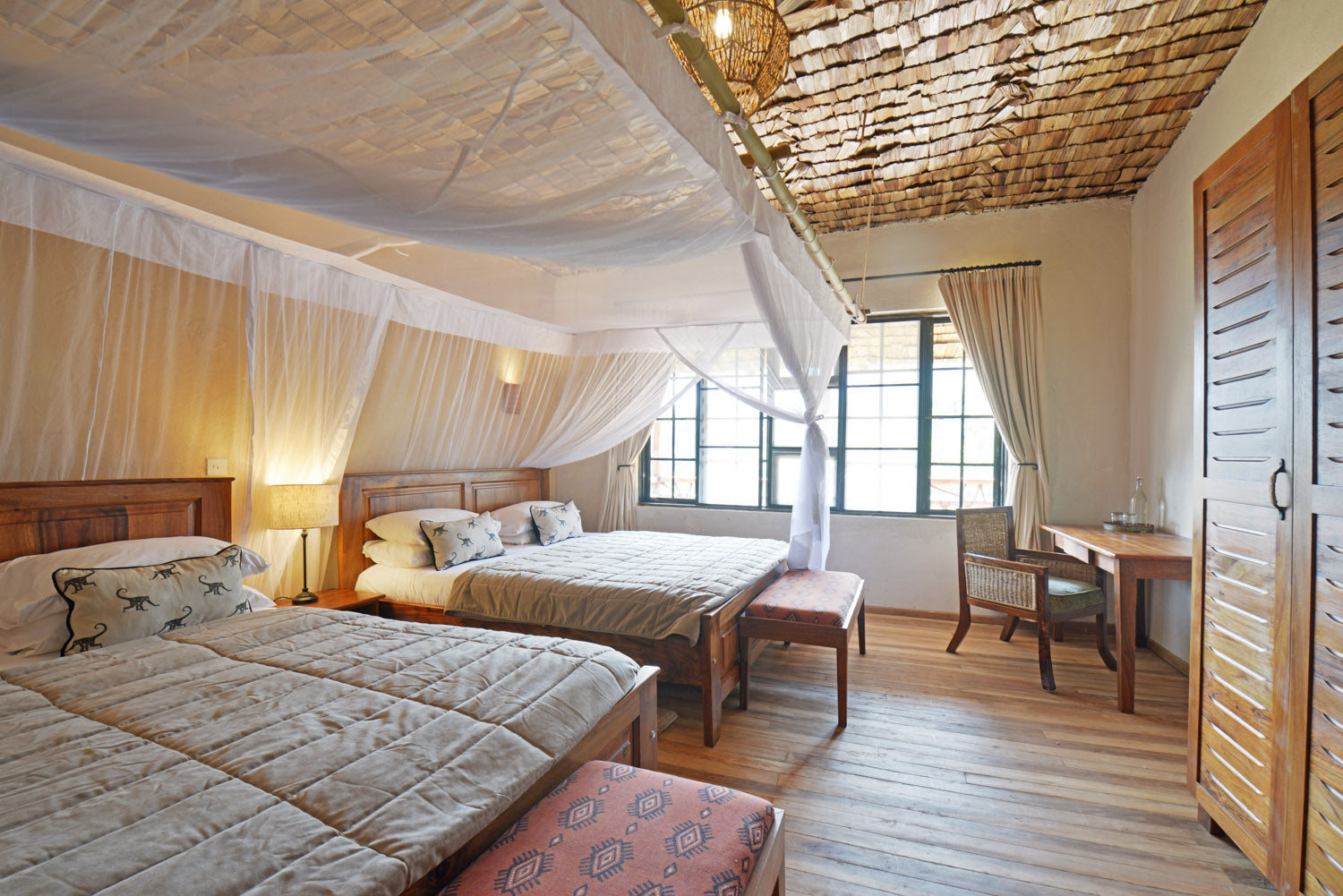 new family suite - 2 x bedrooms (4 beds), 2 x bathrooms, lounge