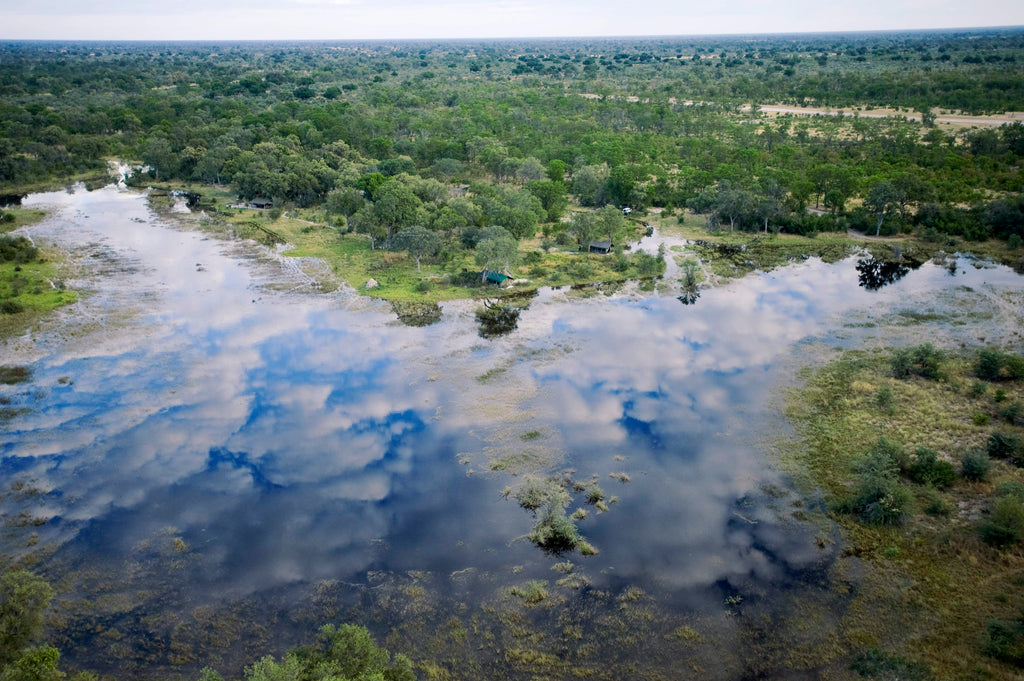 Selinda Spillway from the Air