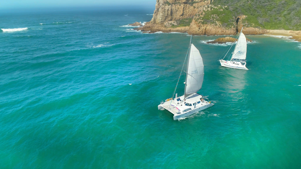 Sailing through the iconic Knysna Heads