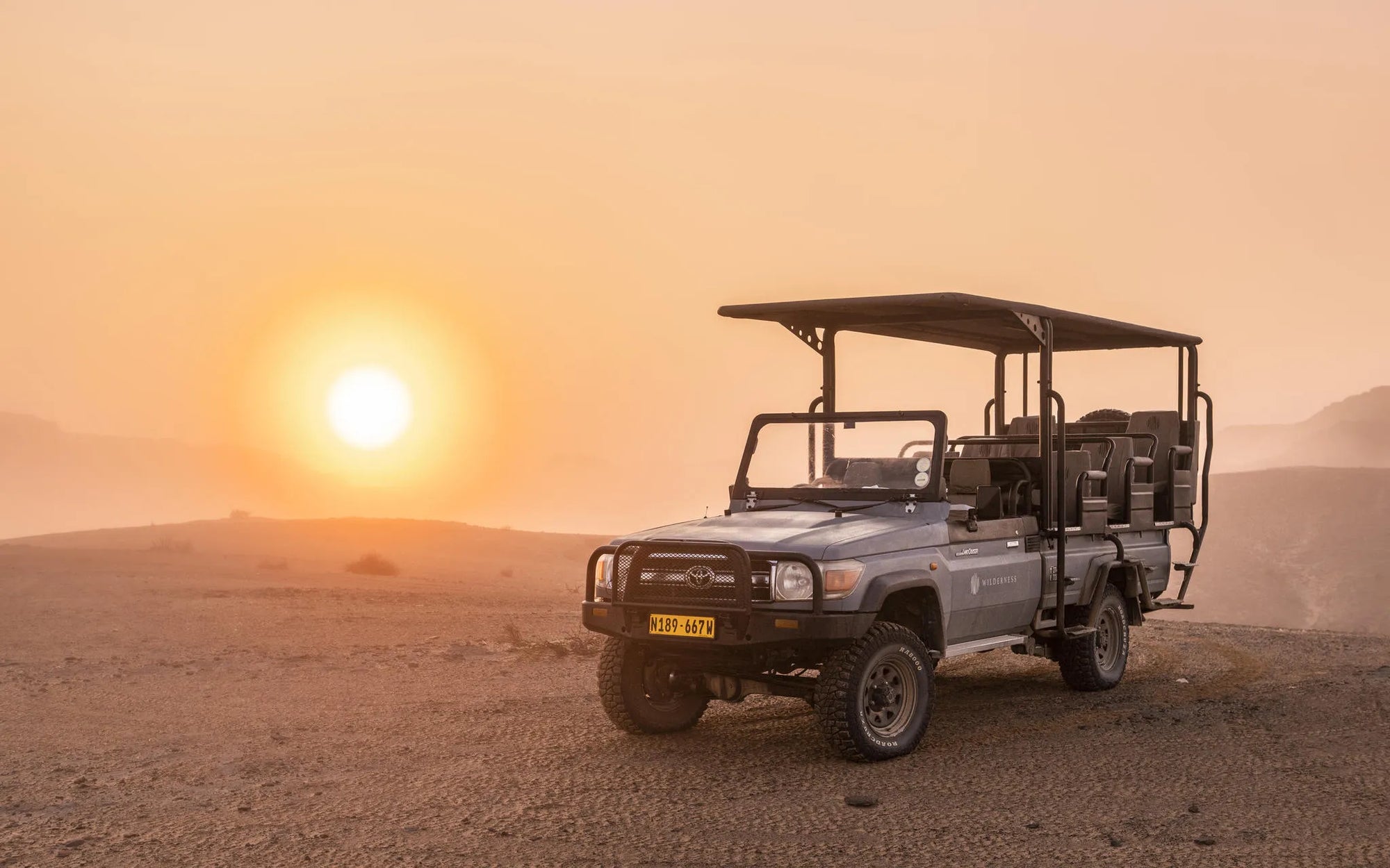 Wilderness Hoanib Skeleton Coast Camp at Wilderness Hoanib Skeleton Coast Camp, Kaokoveld, Namibia.