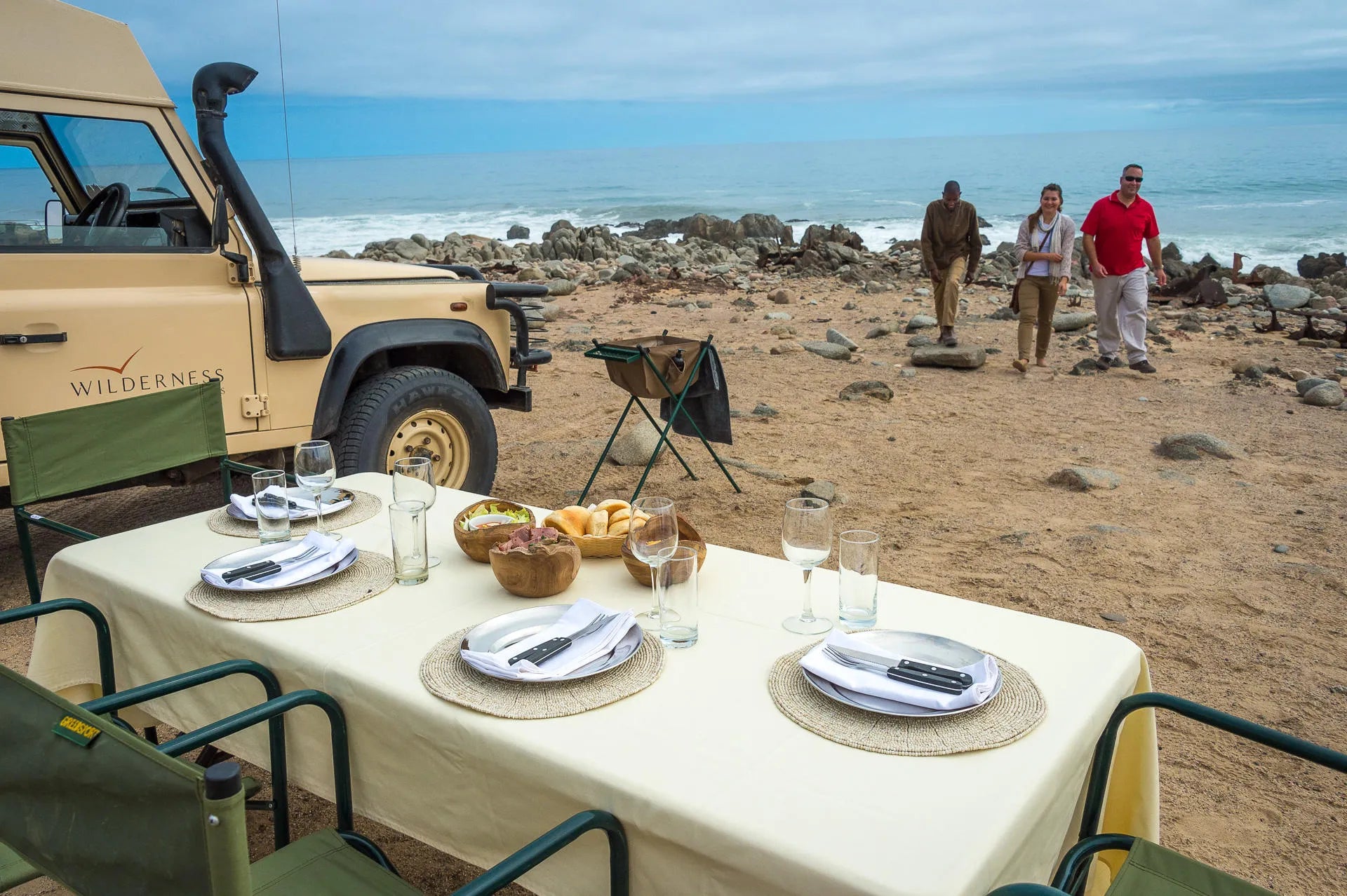 Wilderness Hoanib Skeleton Coast Camp at Wilderness Hoanib Skeleton Coast Camp, Kaokoveld, Namibia.