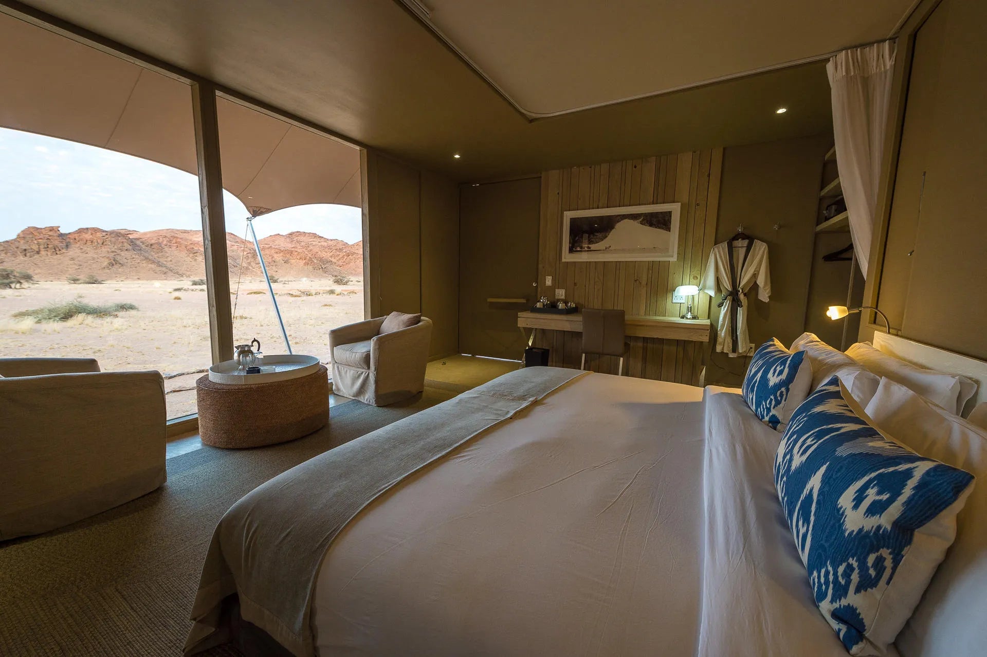Wilderness Hoanib Skeleton Coast Camp at Wilderness Hoanib Skeleton Coast Camp, Kaokoveld, Namibia.