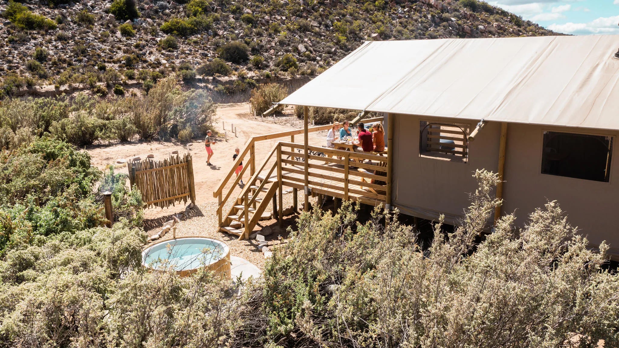 AfriCamps at Karoo 1, Hex Valley at AfriCamps at Karoo 1 Hex Valley, Breede River Valley, South Africa.