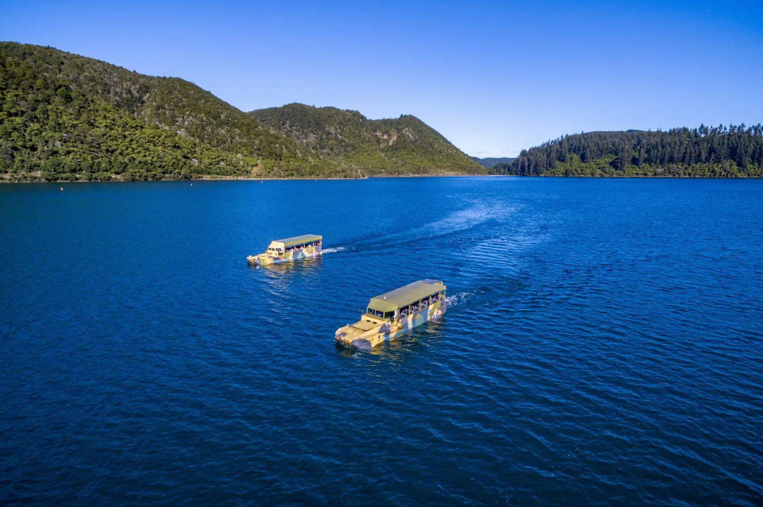 Rotorua Duck Tours City & Lakes Tour