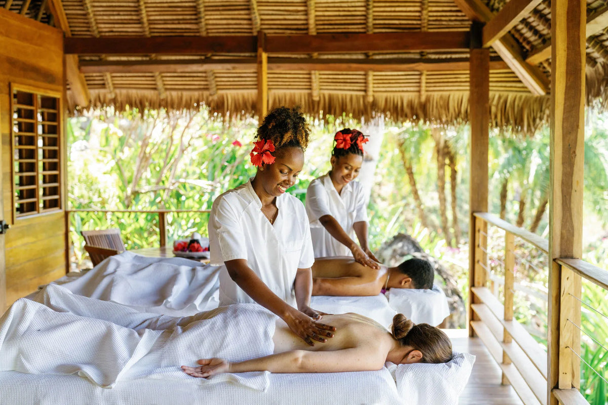 Tsara Komba Massage at Time + Tide Tsara Komba, Nosy Komba, Madagascar.