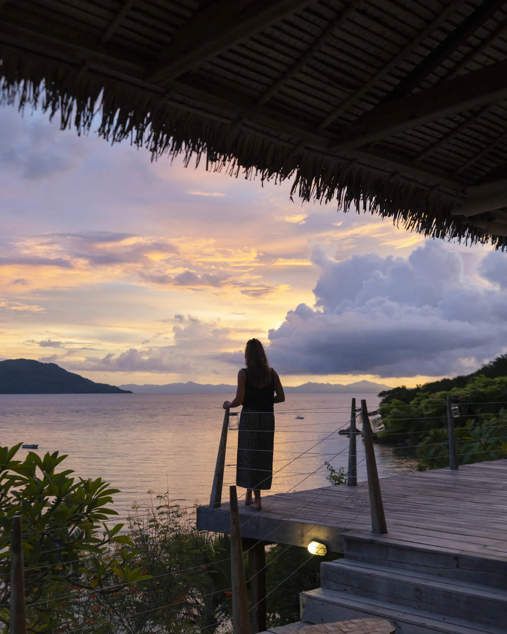 View from Ocean View Room at Time + Tide Tsara Komba, Nosy Komba, Madagascar.