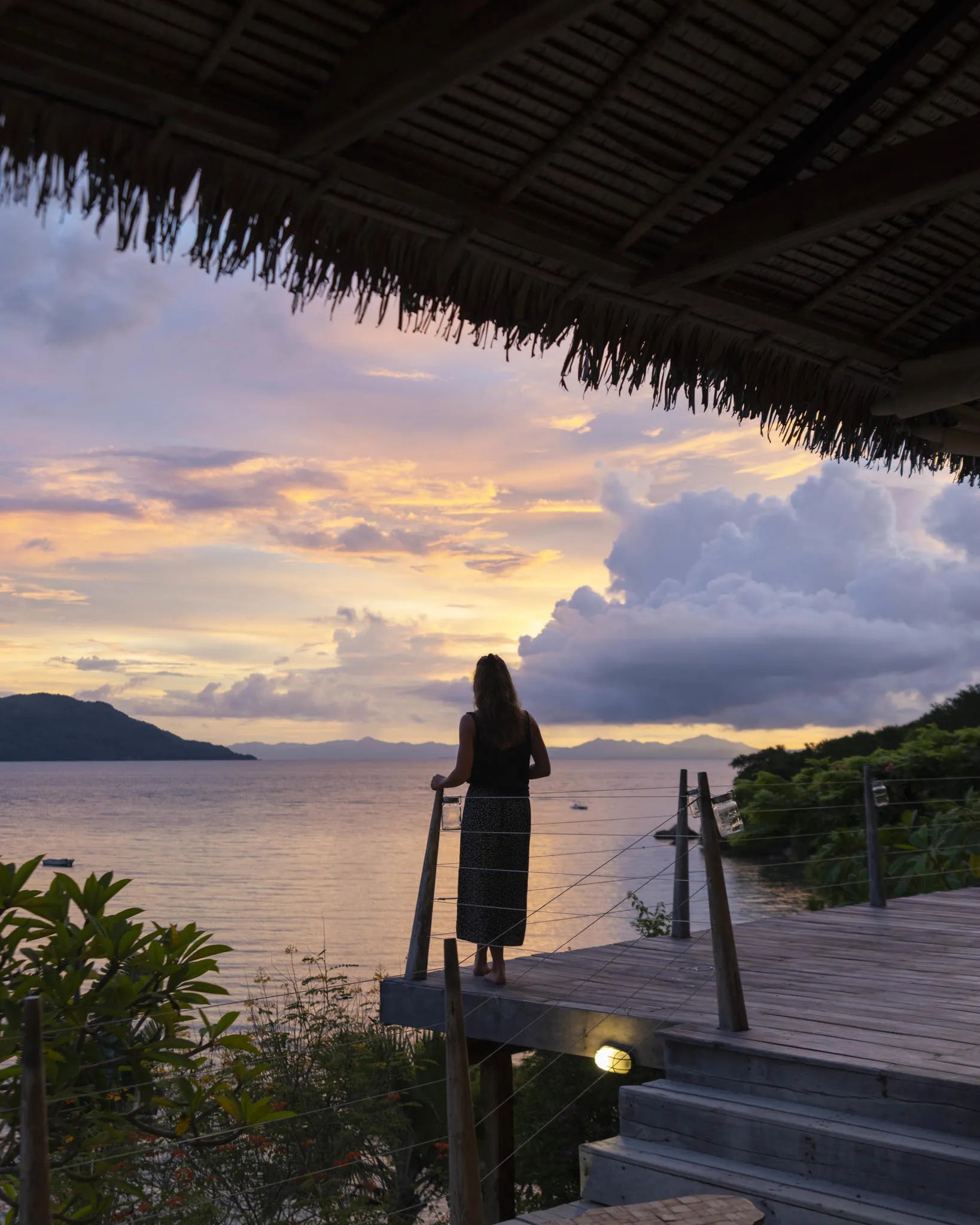 View from Ocean View Room at Time + Tide Tsara Komba, Nosy Komba, Madagascar.