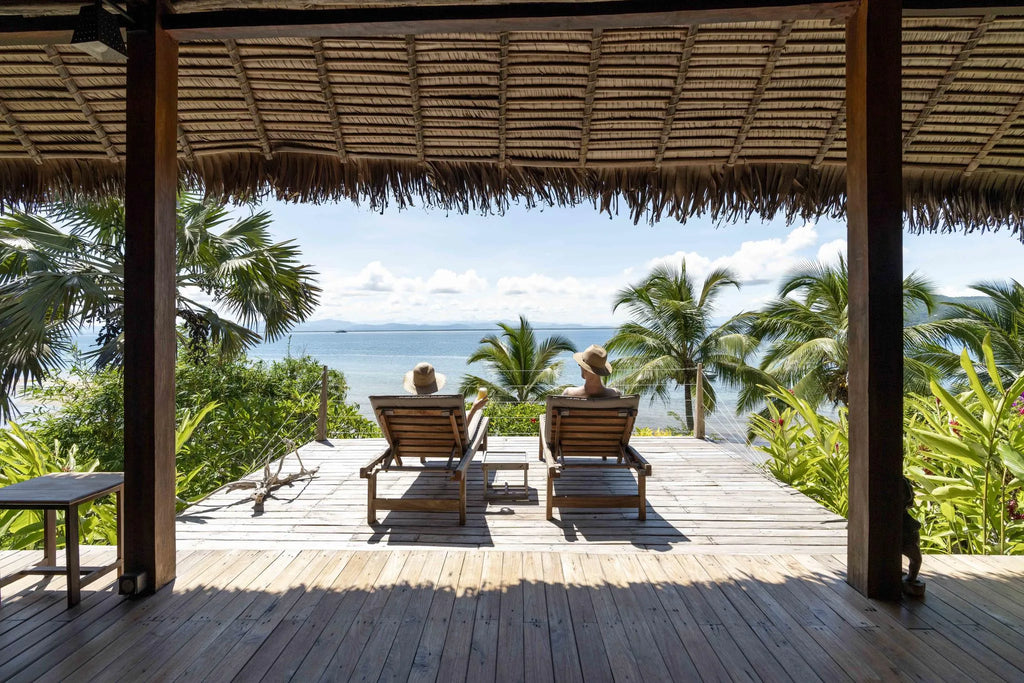 Relaxation at Tsara Komba at Time + Tide Tsara Komba, Nosy Komba, Madagascar.