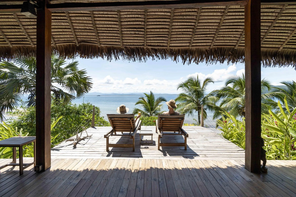 Relaxation at Tsara Komba at Time + Tide Tsara Komba, Nosy Komba, Madagascar.