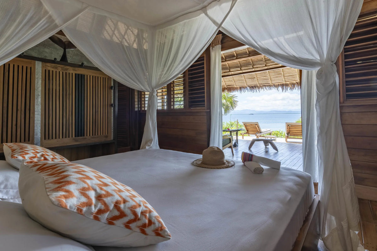 Ocean View Room at Time + Tide Tsara Komba, Nosy Komba, Madagascar.