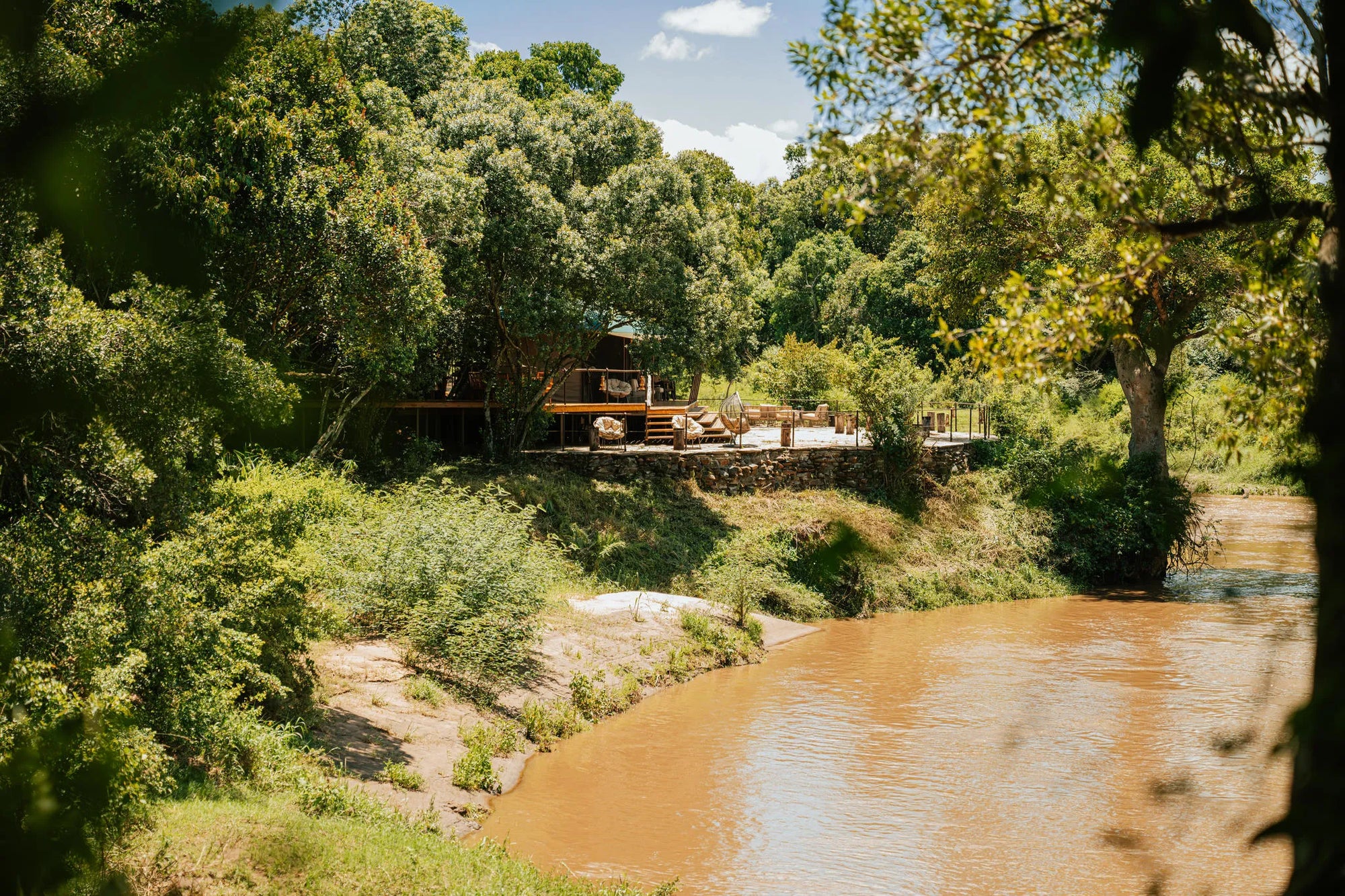 camp overview at Soroi Luxury Migration Camp, Masai Mara, Kenya.