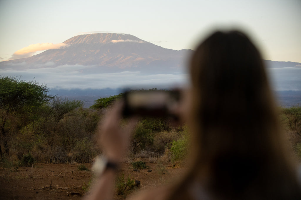Tawi Lodge view of Mount Kilimanjaro