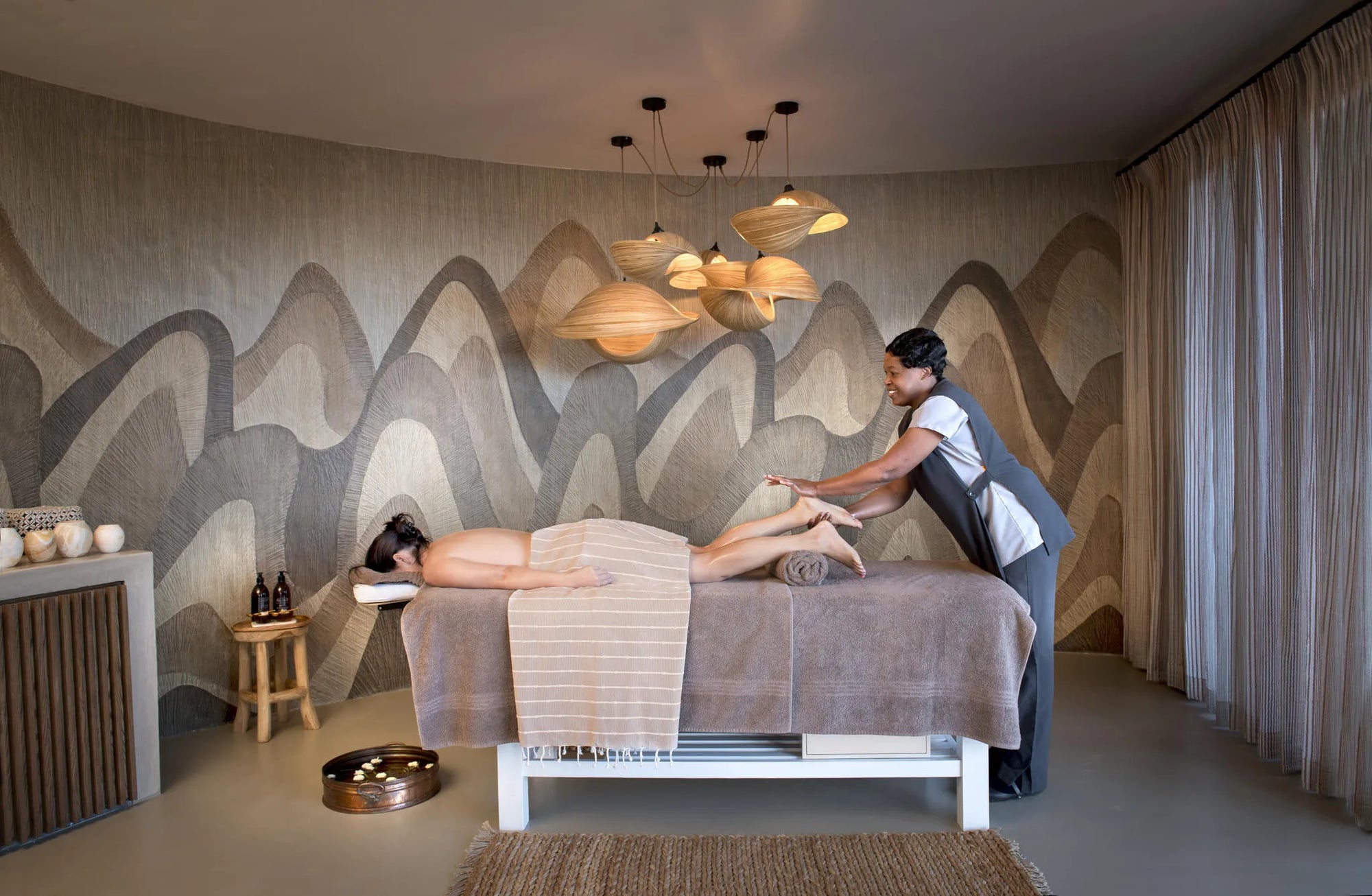 Morukuru Farm House - Spa at Morukuru Farm House, Madikwe Game Reserve, South Africa.