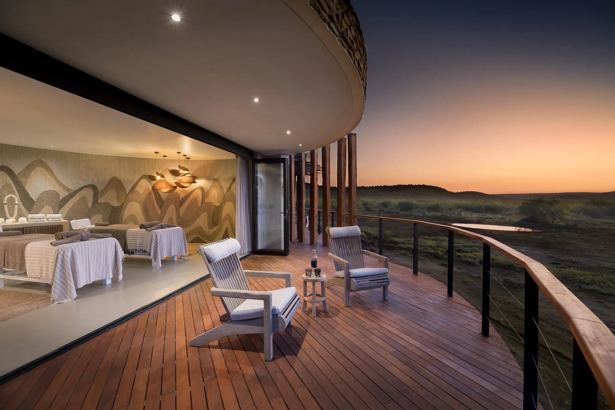Morukuru Farm House - Spa at Morukuru Farm House, Madikwe Game Reserve, South Africa.