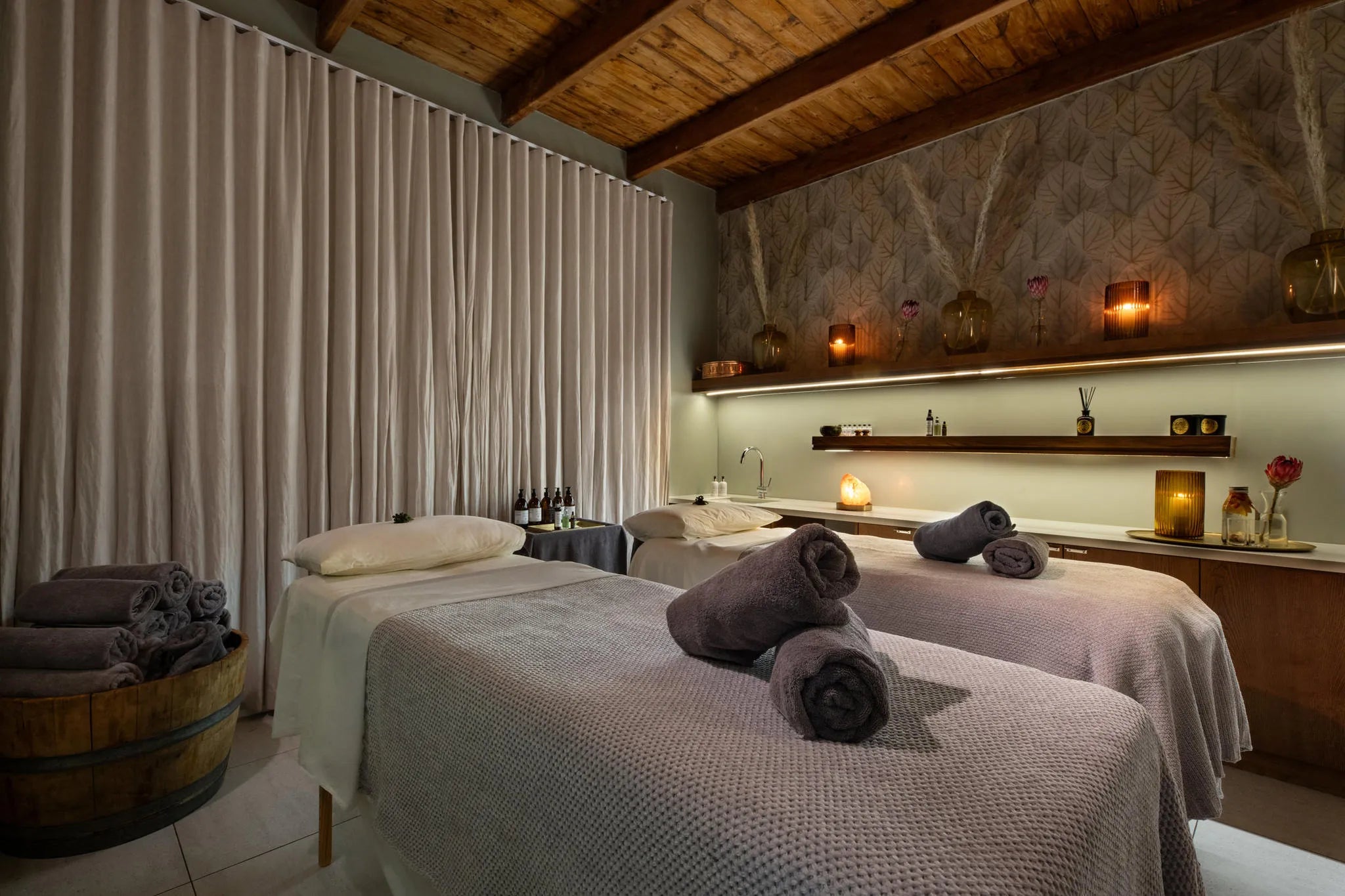 Spa treatment room