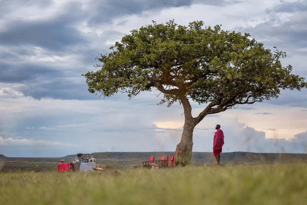 Sundowner experience at JW Marriott Masai Mara Lodge, Masai Mara, Kenya.