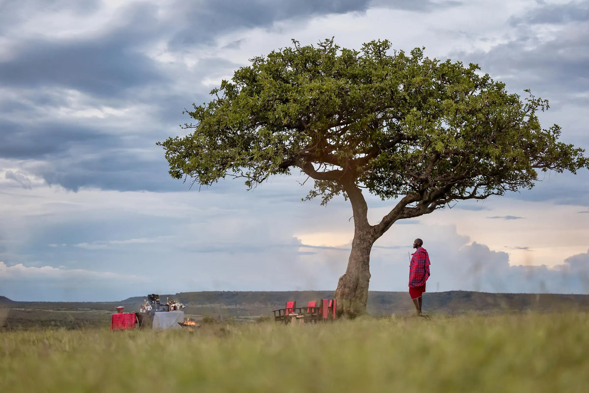 Sundowner experience at JW Marriott Masai Mara Lodge, Masai Mara, Kenya.