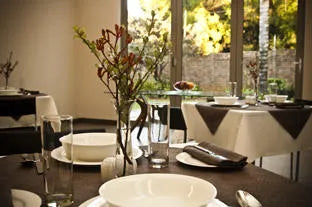 Diningroom at Hudson House, Pretoria, South Africa.