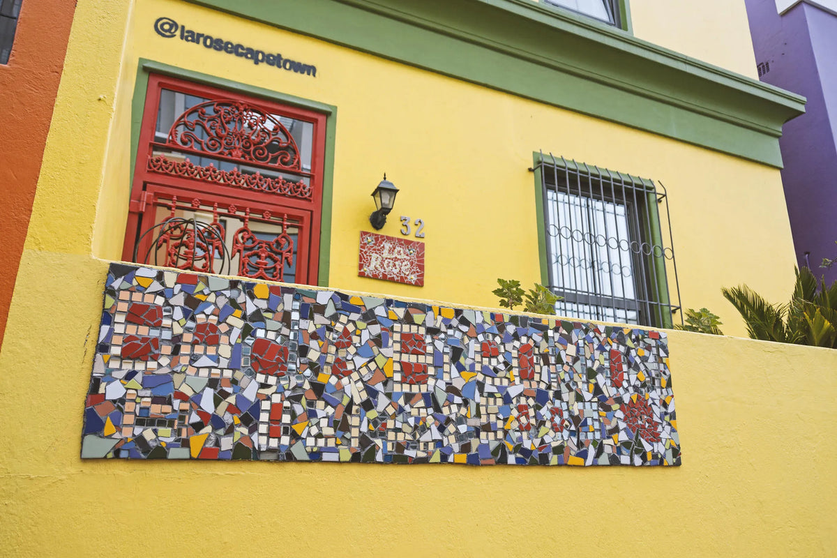 Front of B&B at La Rose Bed & Breakfast, Cape Town, South Africa.