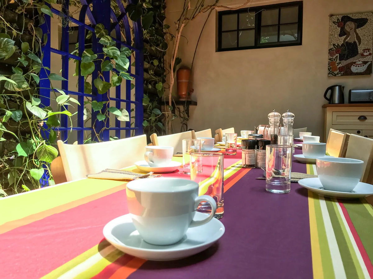 Breakfast at La Rose Bed & Breakfast, Cape Town, South Africa.
