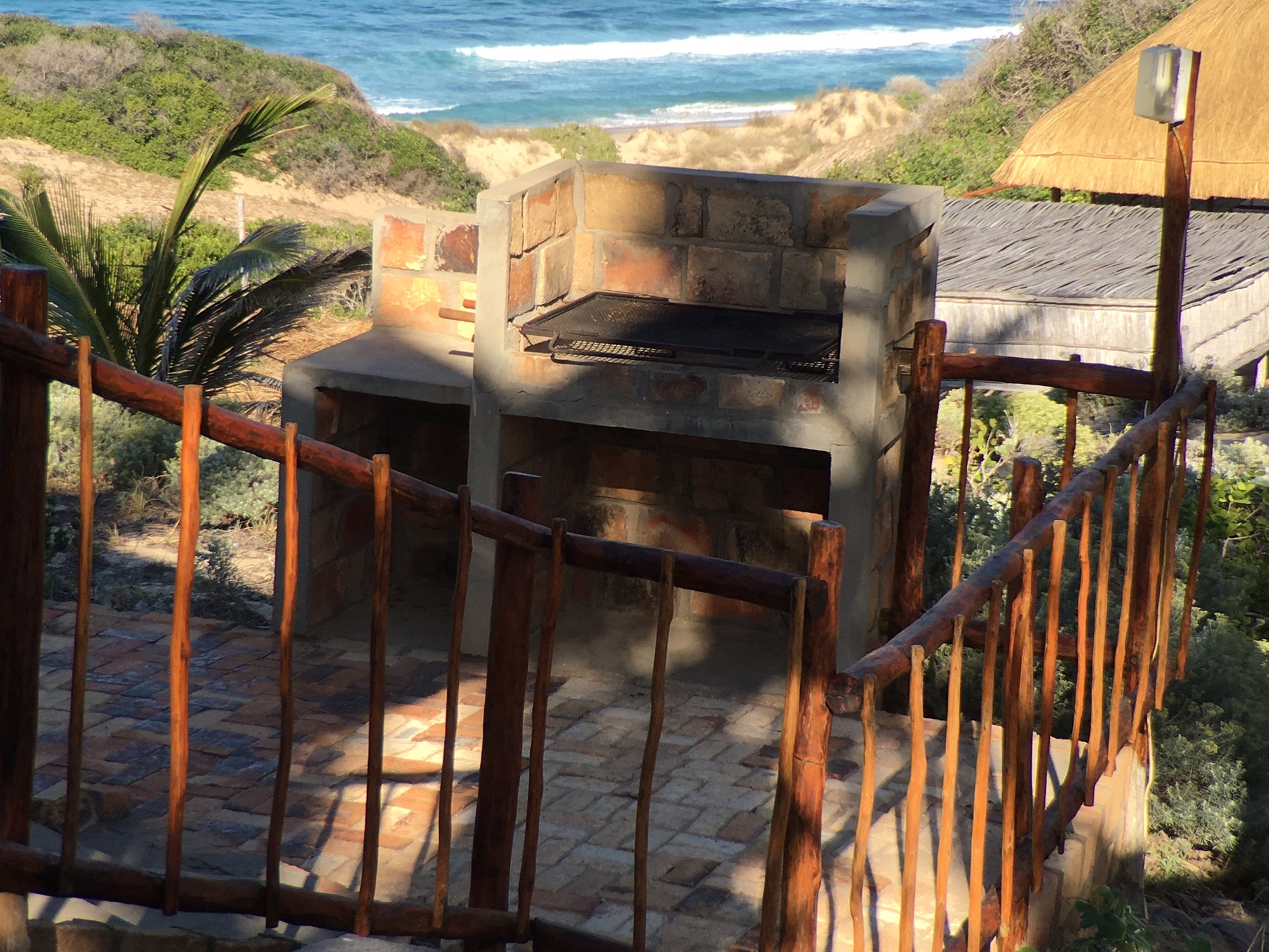 The braai area