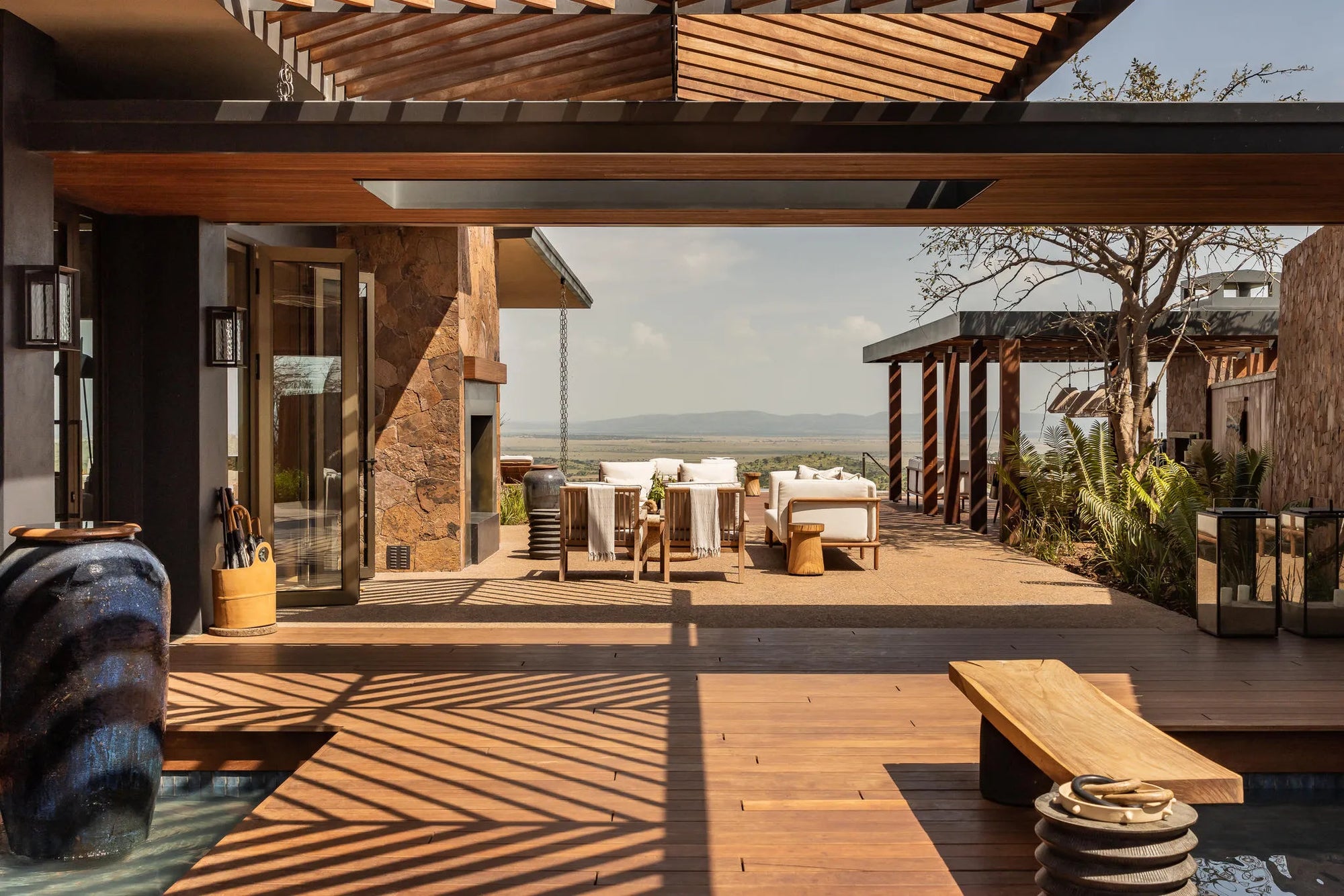 Singita Milele Entrance at Singita Milele, Singita Serengeti Grumeti, Tanzania.