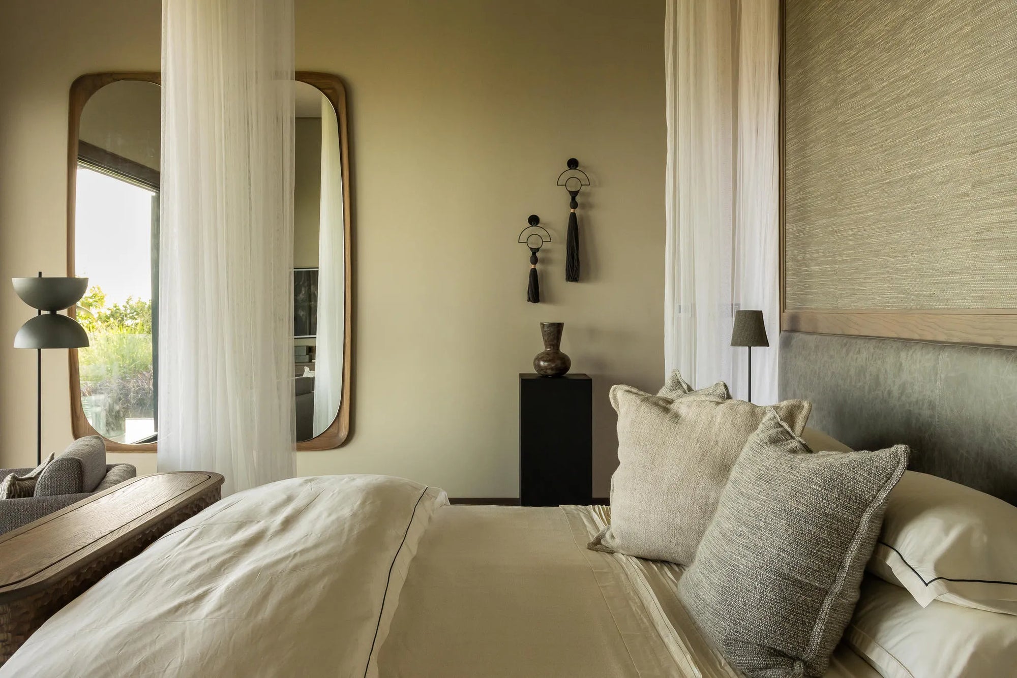 Singita Milele Junior Suite Bedroom at Singita Milele, Singita Serengeti Grumeti, Tanzania.