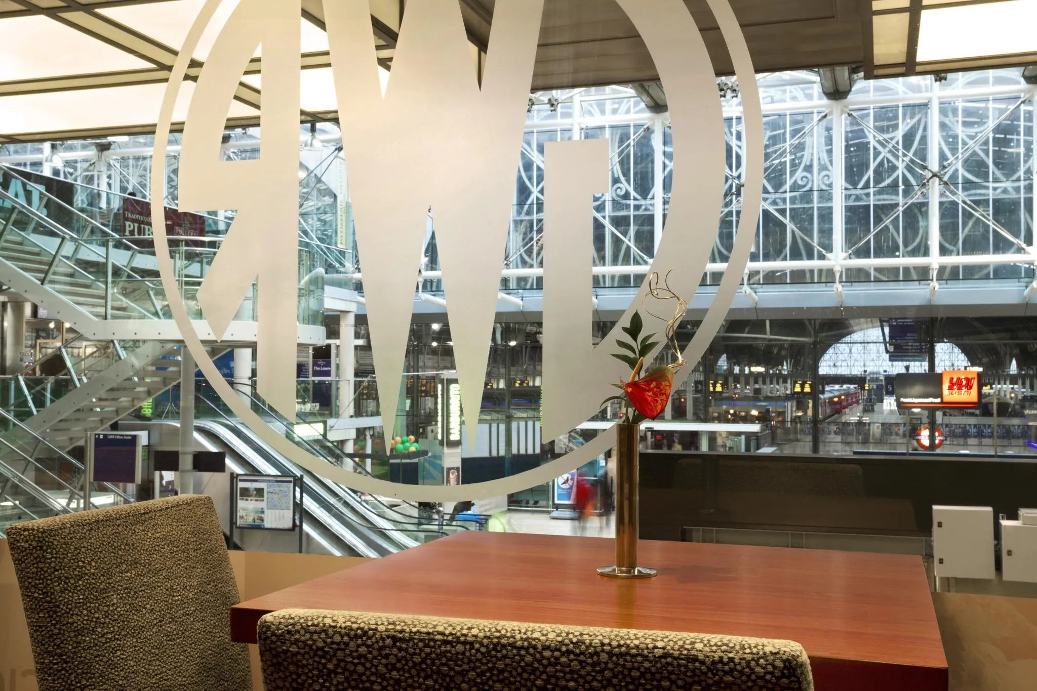 Executive Lounge at Hilton London Paddington, London, United Kingdom.