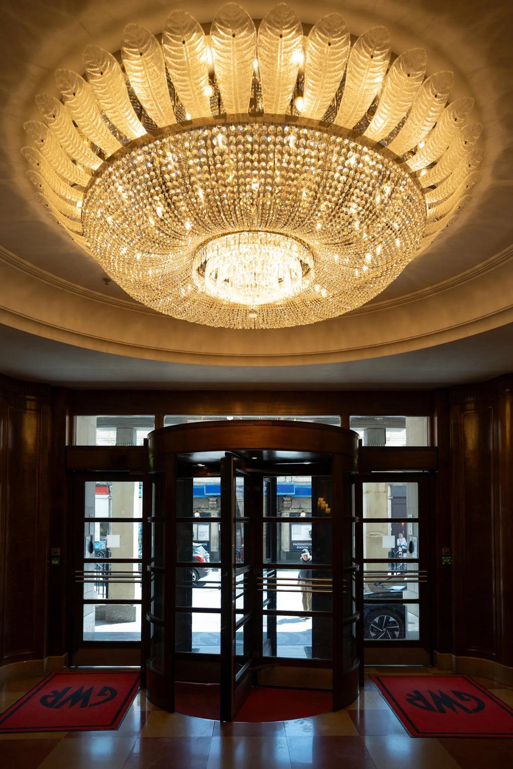 Lobby at Hilton London Paddington, London, United Kingdom.