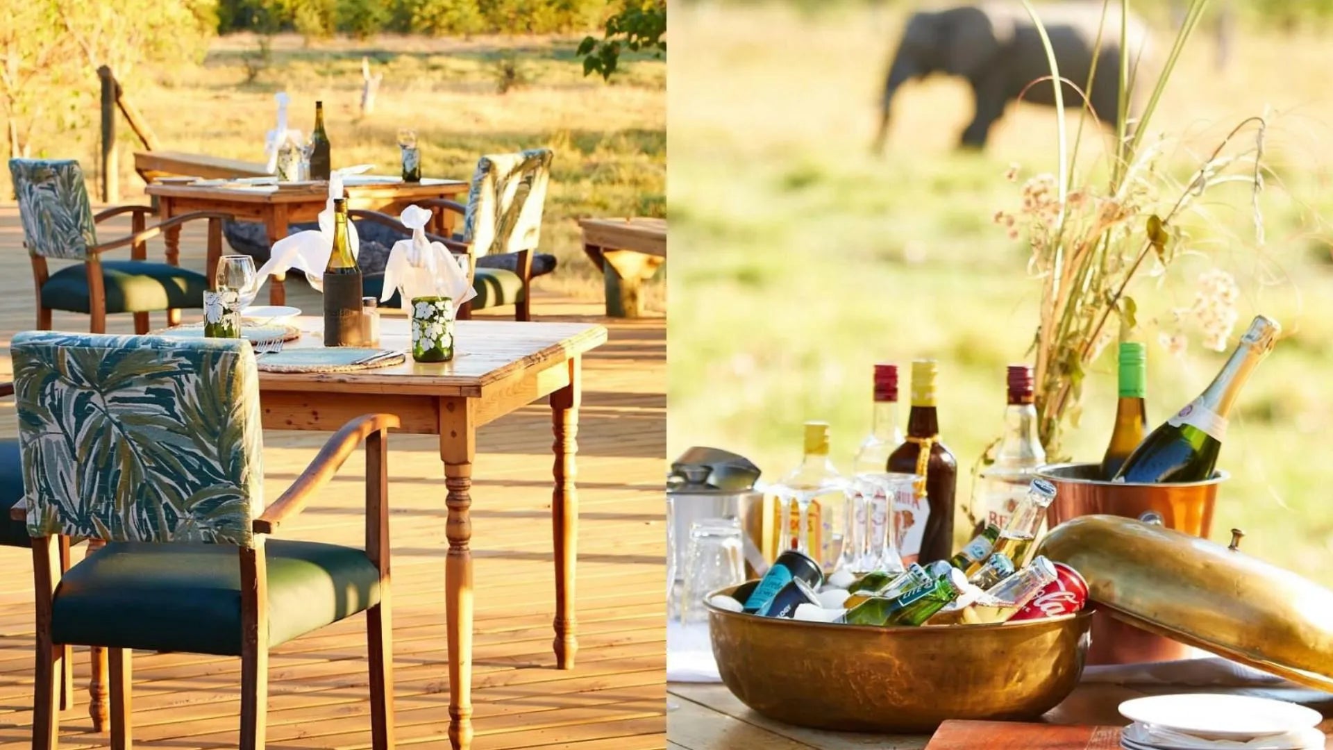 Features of MmaTsebe Tented Camp at MmaTsebe Tented Camp , Khwai, Botswana.