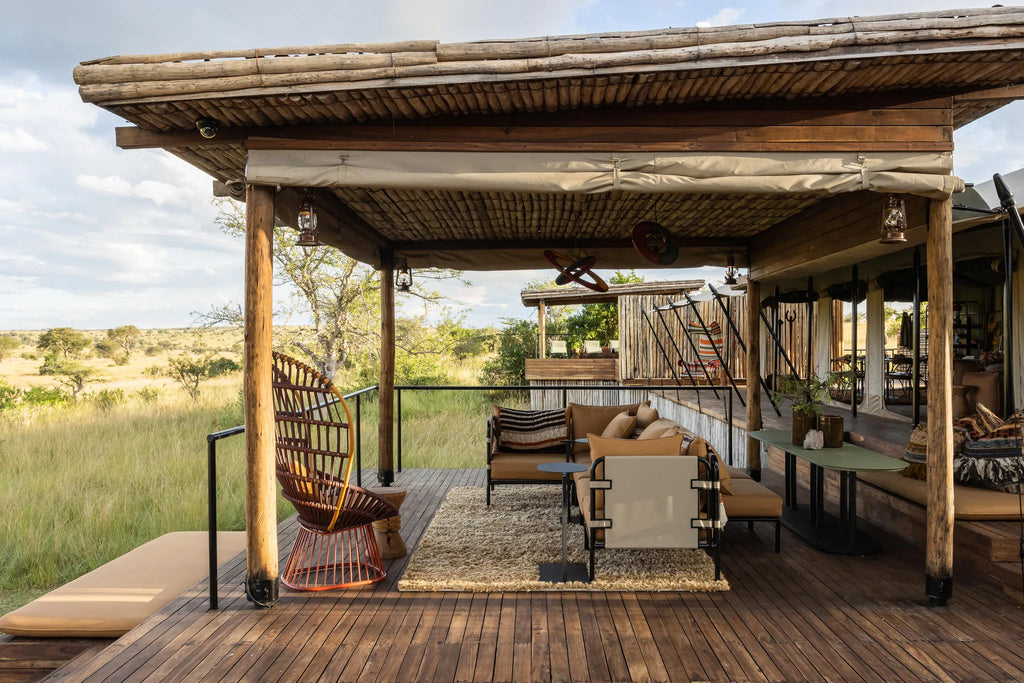 Singita Mara River Tented Camp at Singita Mara River Tented Camp, Northern Serengeti, Tanzania.