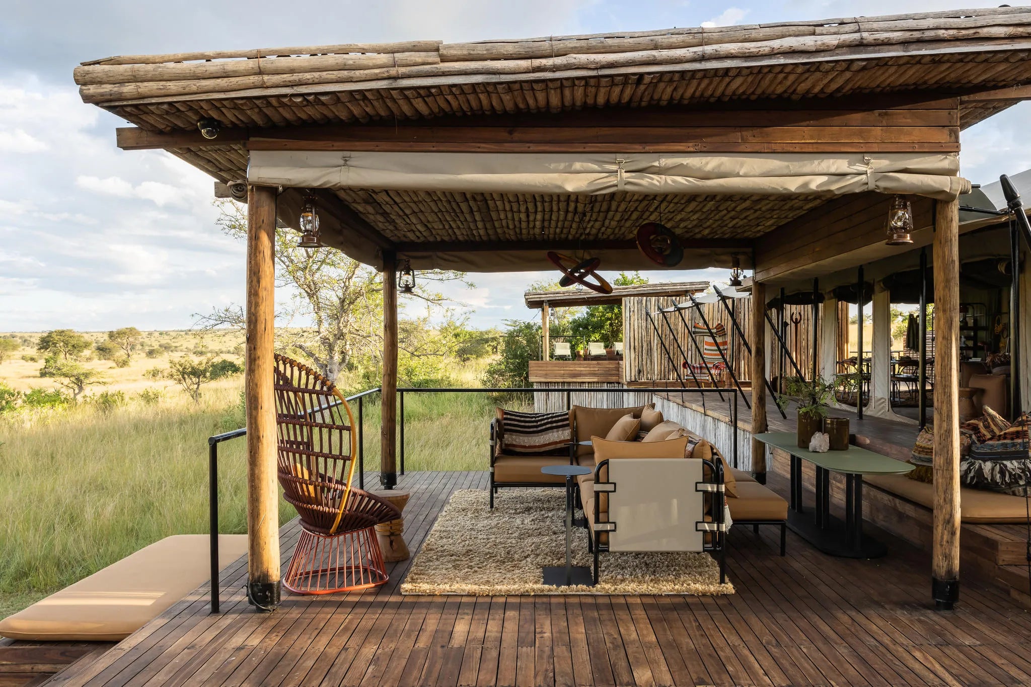 Singita Mara River Tented Camp at Singita Mara River Tented Camp, Northern Serengeti, Tanzania.