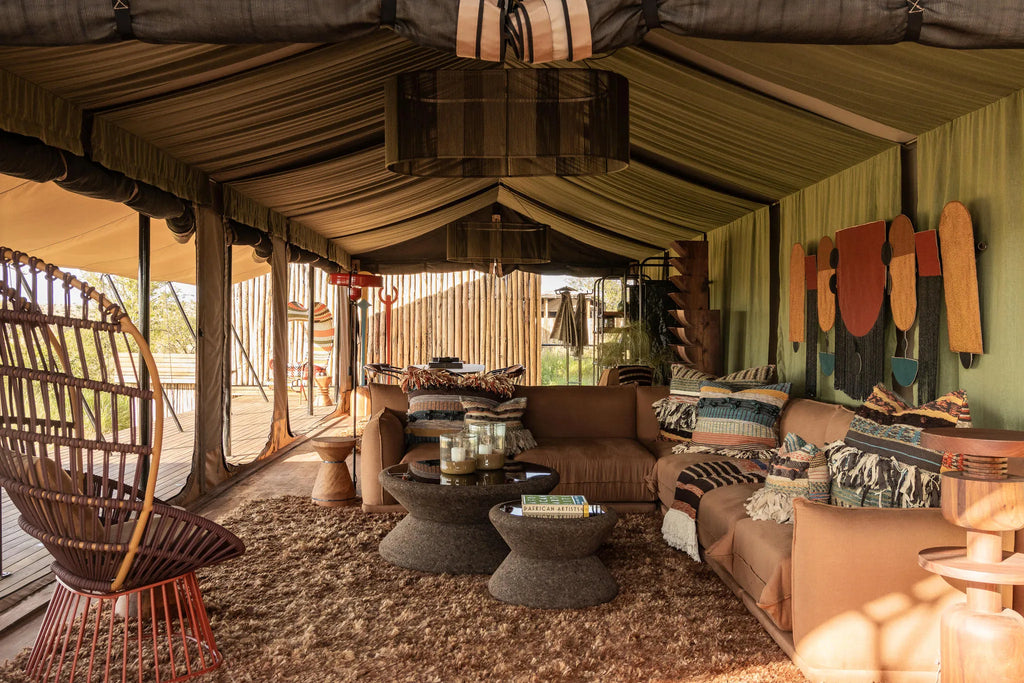 Singita Mara River Tented Camp at Singita Mara River Tented Camp, Northern Serengeti, Tanzania.