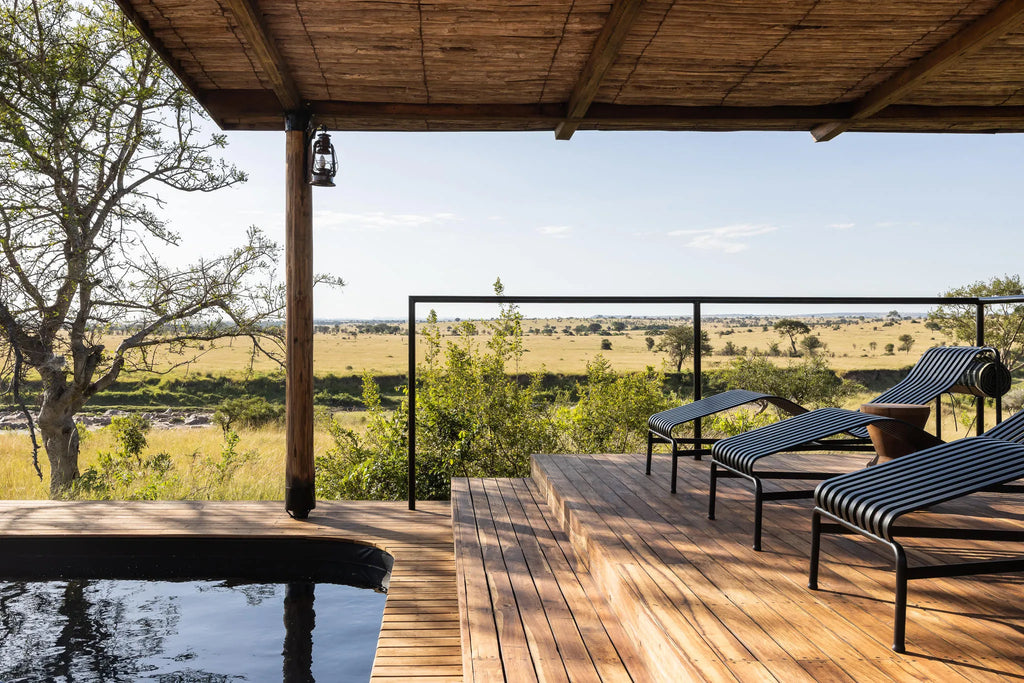 Singita Mara River Tented Camp at Singita Mara River Tented Camp, Northern Serengeti, Tanzania.