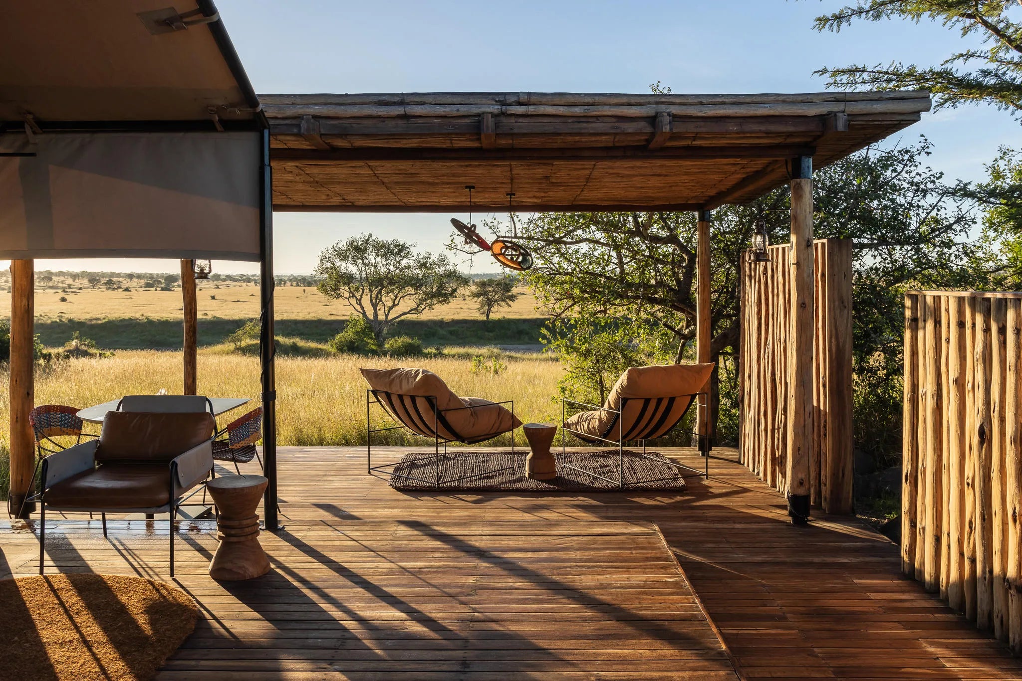 Singita Mara River Tented Camp at Singita Mara River Tented Camp, Northern Serengeti, Tanzania.