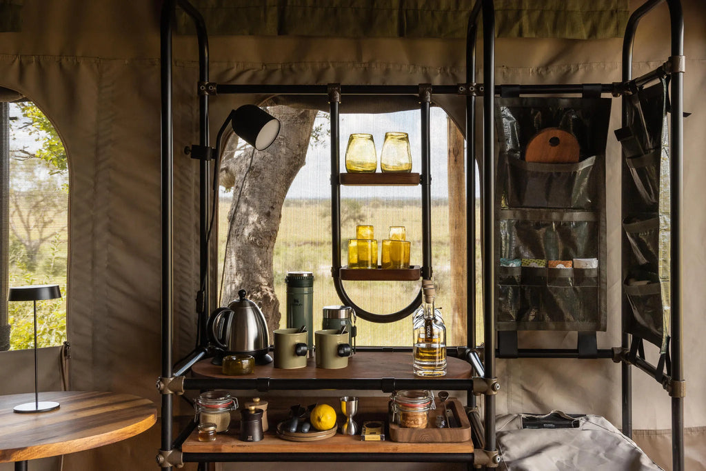 Singita Mara River Tented Camp at Singita Mara River Tented Camp, Northern Serengeti, Tanzania.