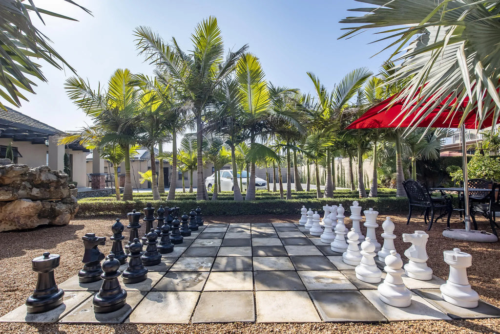 Garden at Excellent Guest House, Cape Town, South Africa.
