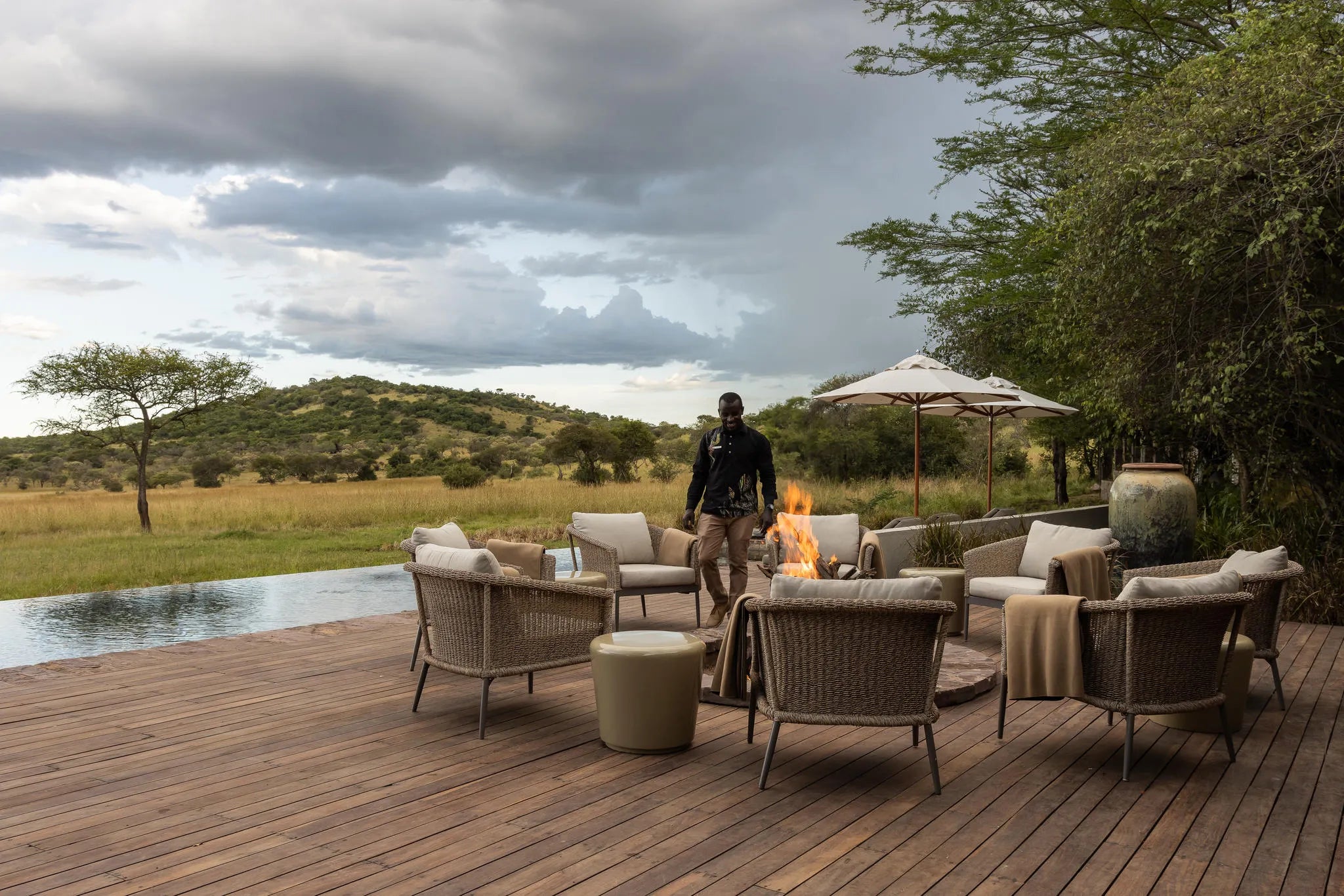 Singita Serengeti House at Singita Serengeti House, Singita Serengeti Grumeti, Tanzania.
