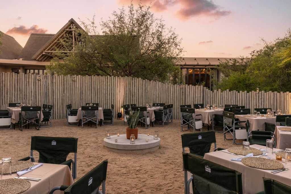 Boma Setup at Radisson Safari Hotel Hoedspruit, Hoedspruit, South Africa.