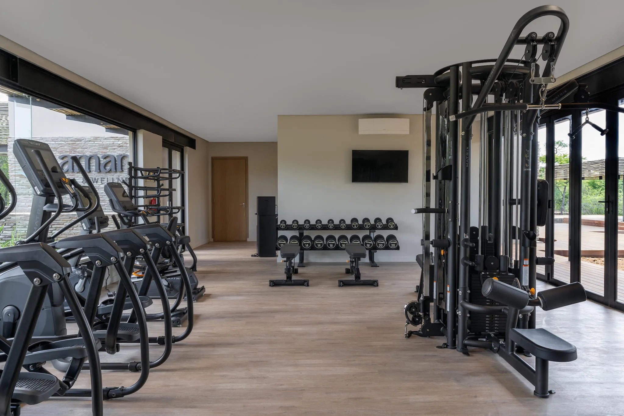 24/7 Fitness Centre at Radisson Safari Hotel Hoedspruit, Hoedspruit, South Africa.