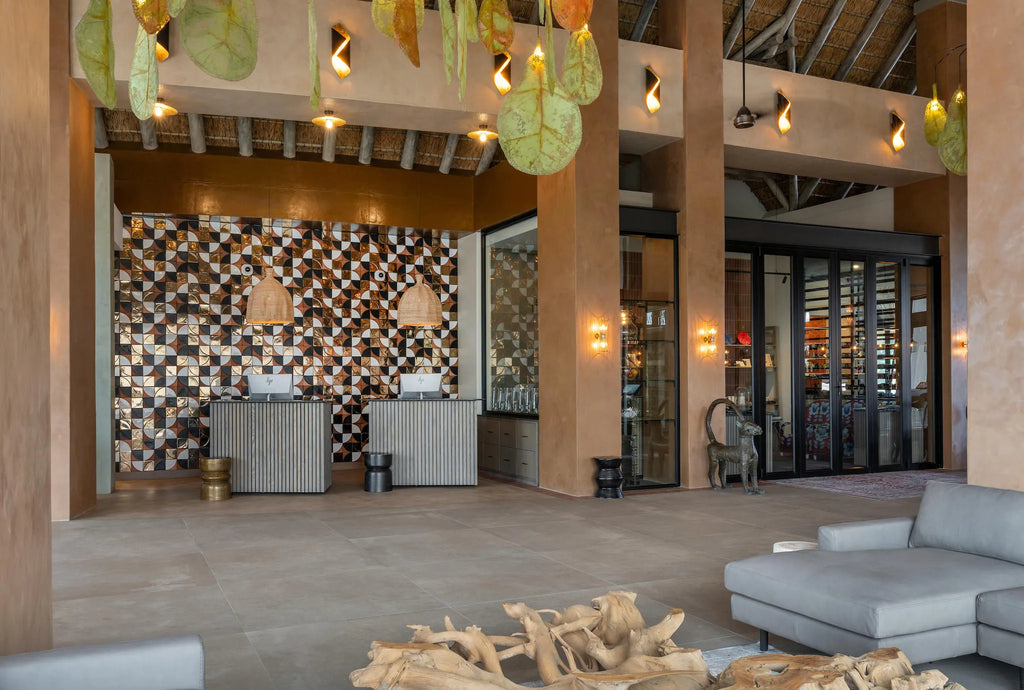 Hotel Lobby at Radisson Safari Hotel Hoedspruit, Hoedspruit, South Africa.