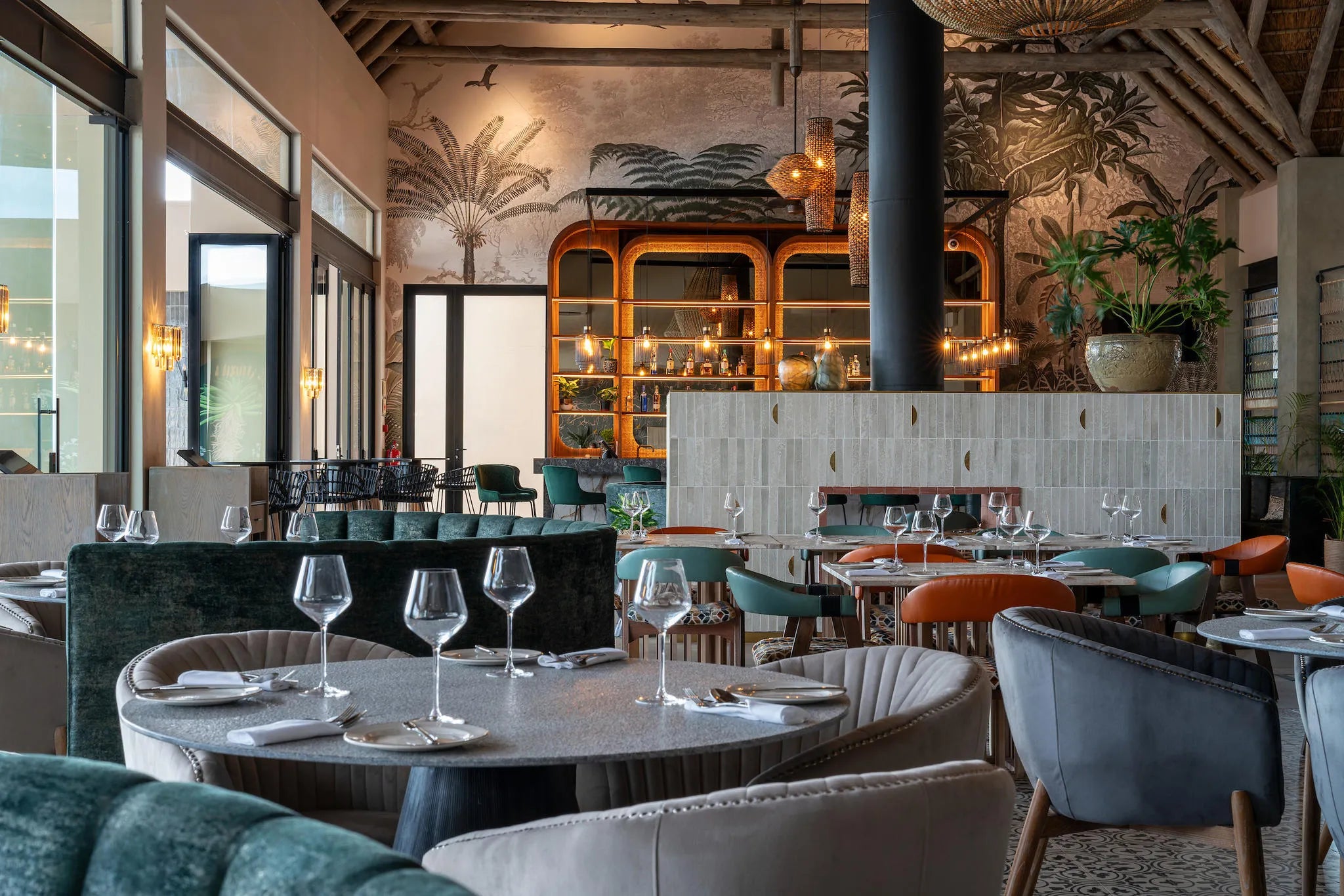 Mirage Restaurant at Radisson Safari Hotel Hoedspruit, Hoedspruit, South Africa.