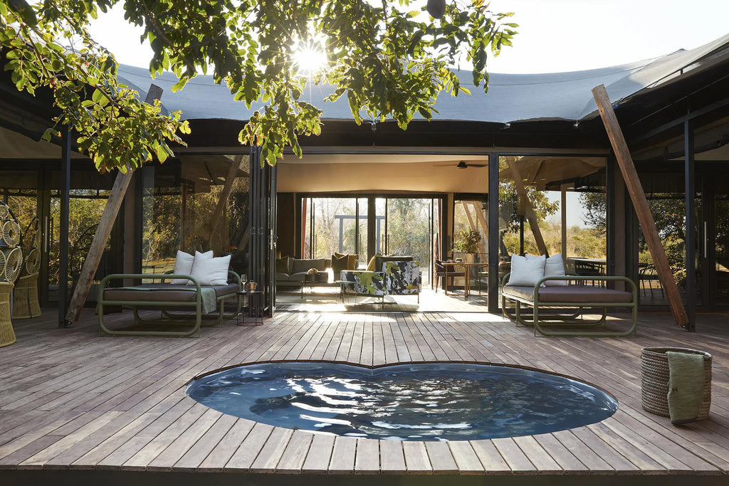 Villa Style Tented Suite at Molori Mashuma, Mana Pools National Park, Zimbabwe.
