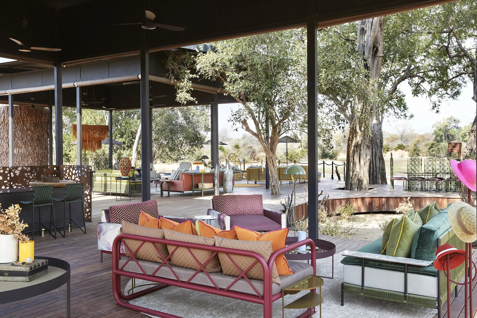 Main Area at Molori Mashuma, Mana Pools National Park, Zimbabwe.