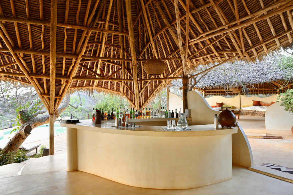 Kipalo Hills, bar at Kipalo Hills, Tsavo West National Park, Kenya.