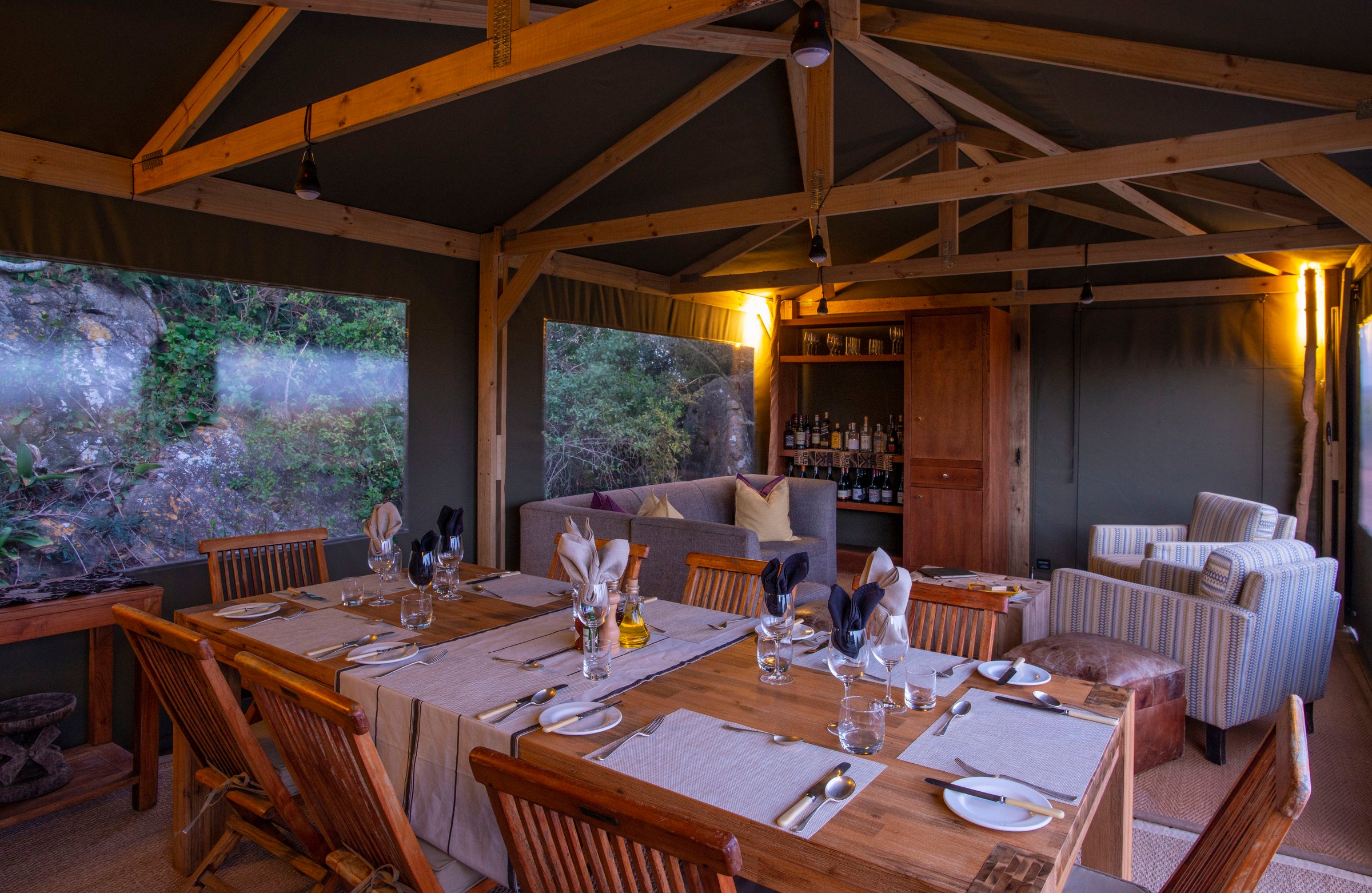 Explorer Camp at Shamwari Private Game Reserve