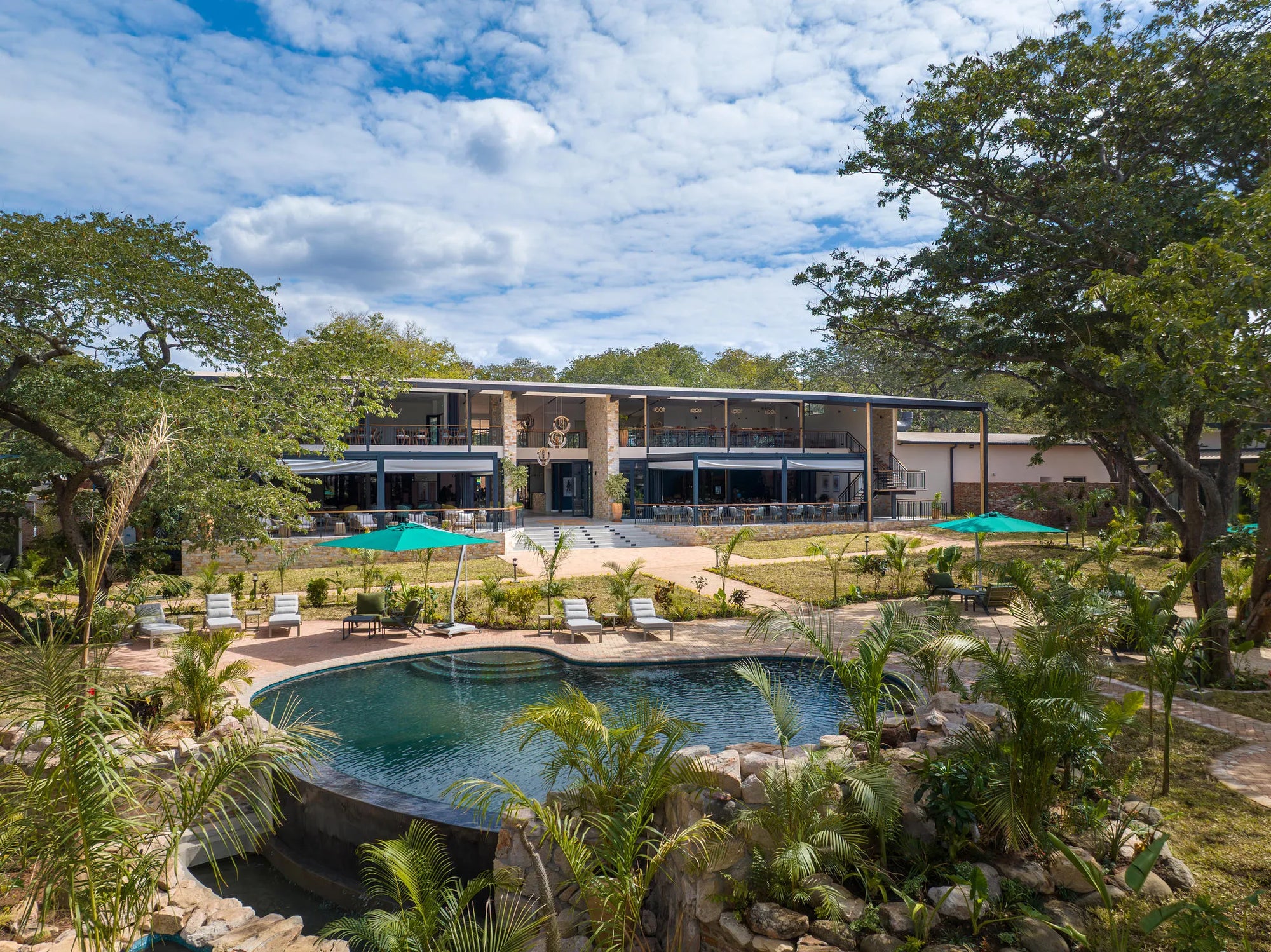 Waterfalls Lodge at Waterfalls Lodge, Victoria Falls (Zimbabwe), Zimbabwe.